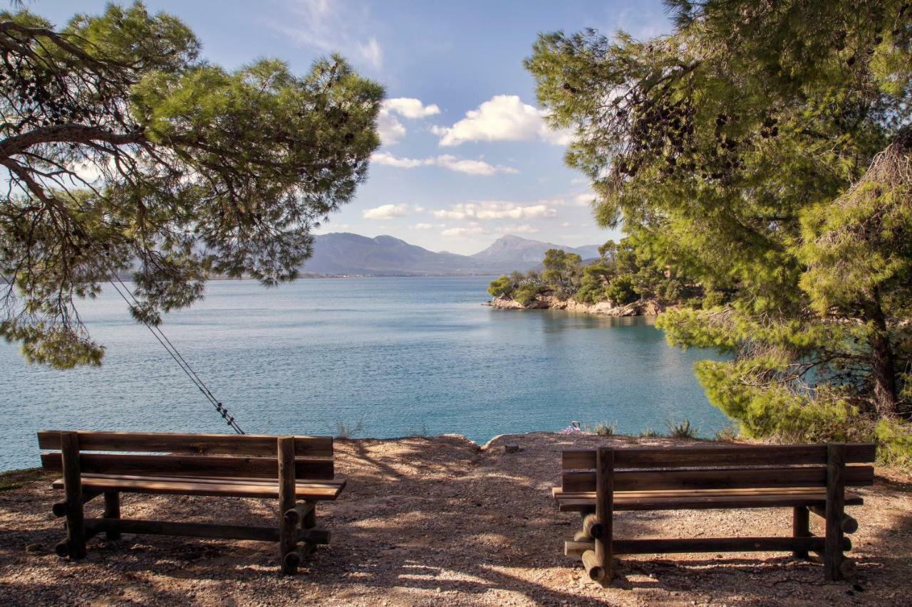 Kalavria Luxury Suites - Magnificent Sea View Of Poros Poros Town Exterior foto